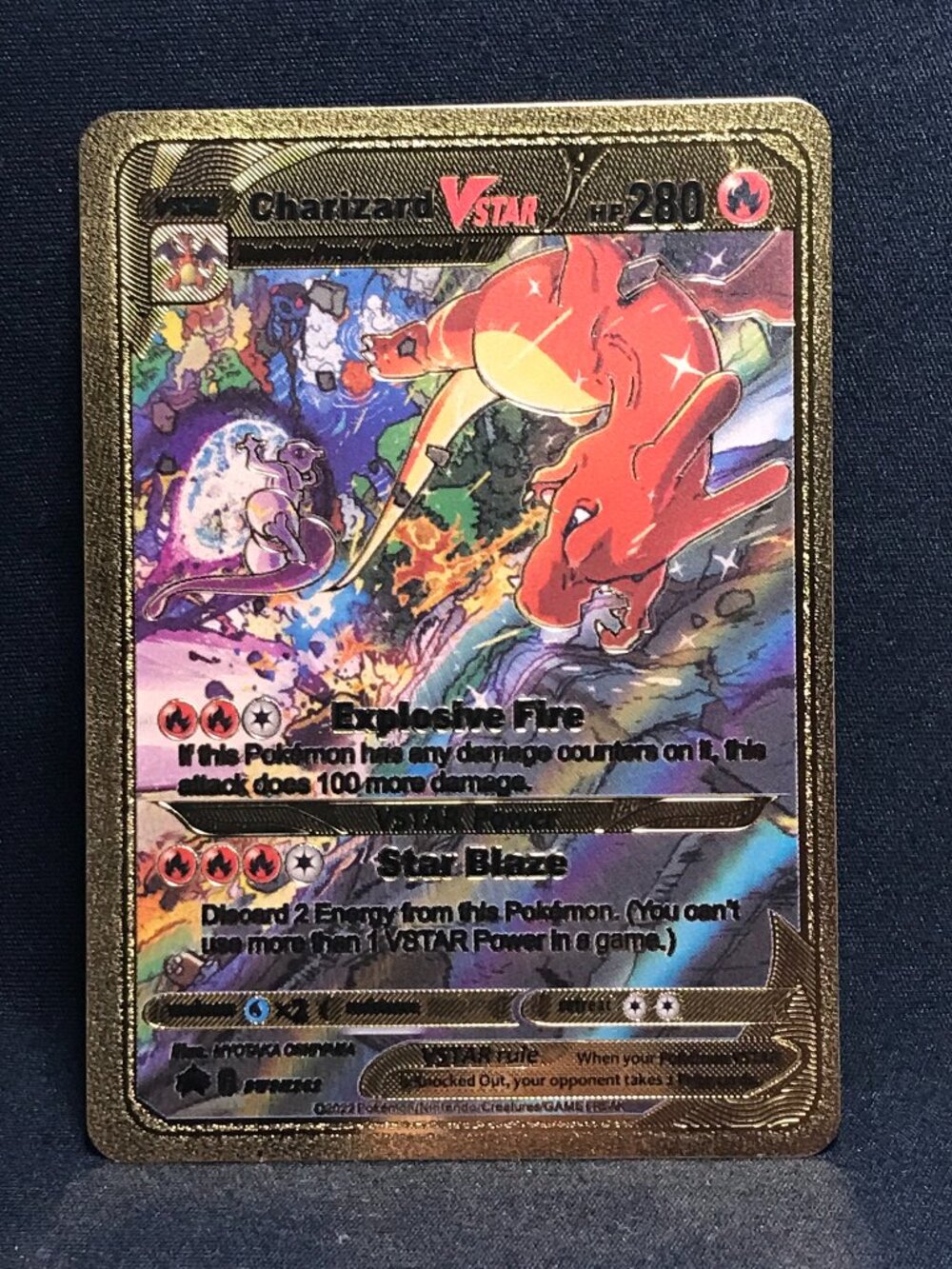 Orica Pokemon CHARIZARD (ART 20) - Golden Holo